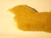 kártolt nemezelő gyapjú  színes j-zélandi(nap sárga) - 10 dkg-os csomag